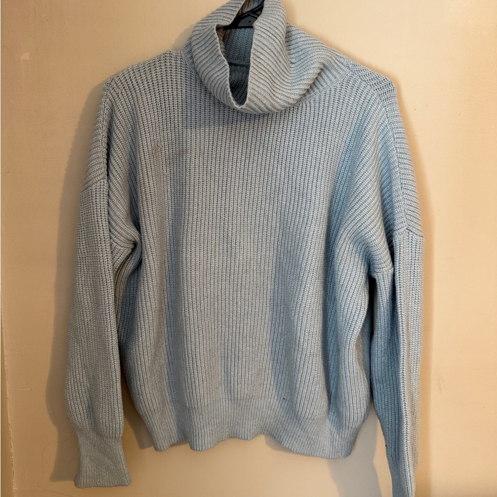 Marshalls Light Blue Cowl Neck Sweater